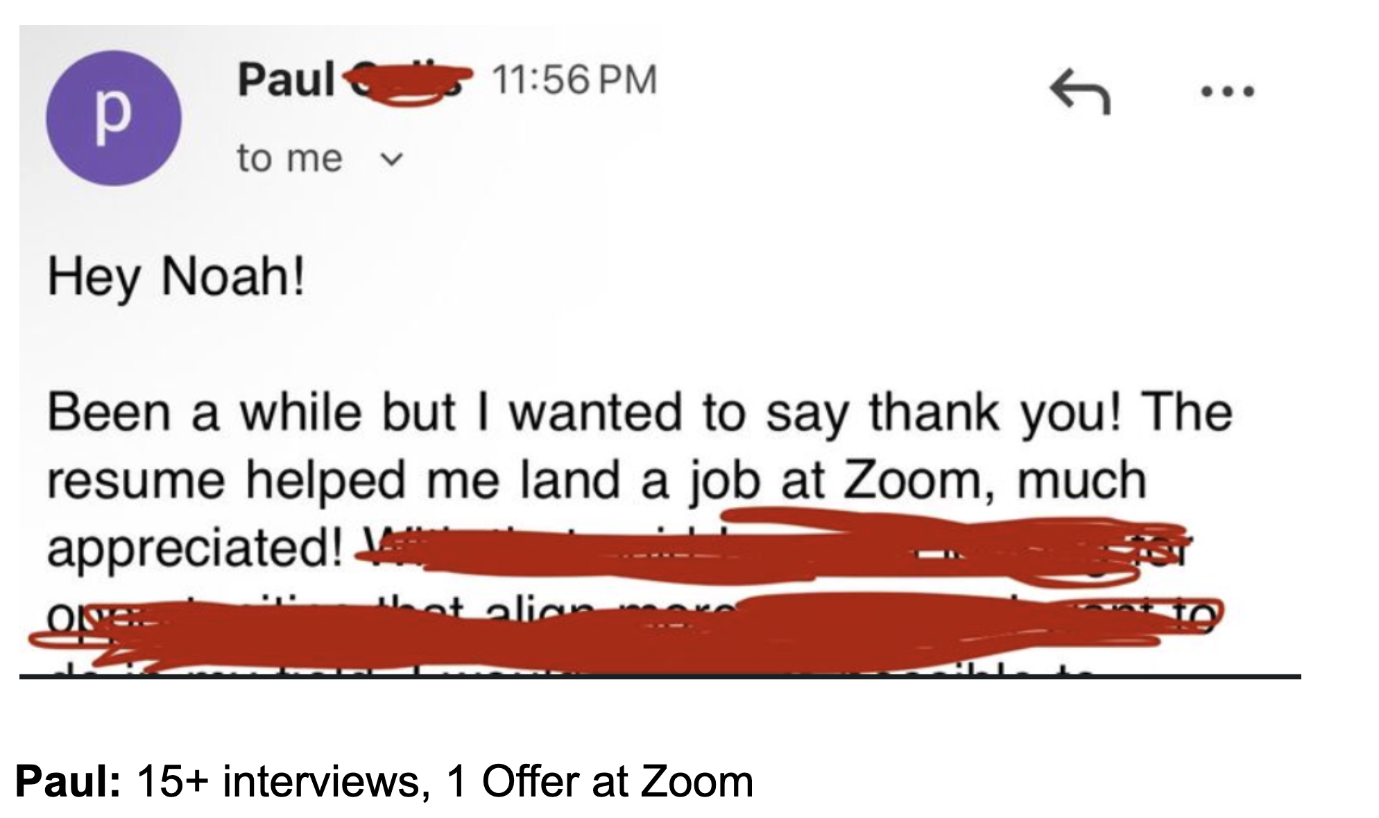 Moe: job offer